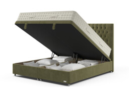 Hypnos Luxurious Earth 04 Divan Bed Set On Castors - thumbnail 3