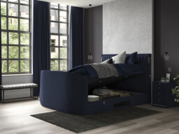 Aura Ottoman TV Bed Frame With Dolby Atmos Surround Sound - thumbnail 3