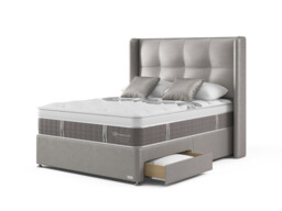 Sealy Exquisite Platinum Extravagance Divan Set on Glides - thumbnail 2