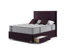 Sealy Newton Posturepedic Divan Bed Set On Castors - thumbnail 2