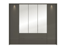 Sicily 5 Door Bi-Fold Wardrobe - thumbnail 3