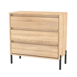 Veya 3 Drawer Chest of Drawers - thumbnail 1