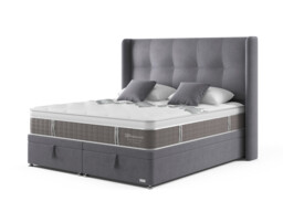 Sealy Exquisite Platinum Renaissance Divan Bed Set on Glides - thumbnail 2