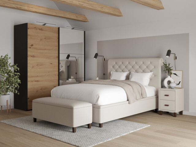 Snooze Nightfall Ottoman Bed Frame - image 1