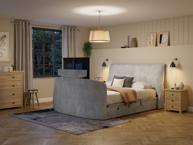 Sulivan TV Ottoman Bed Frame With Dolby Atmos Immersive Sound - image 1