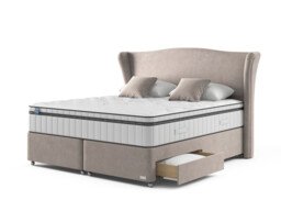 iGel NanoTech 4000i Plushtop Divan Bed Set on Castors - thumbnail 2