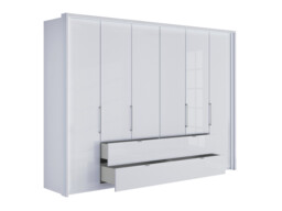 Sicily 6 Door Bi-Fold Wardrobe - thumbnail 2