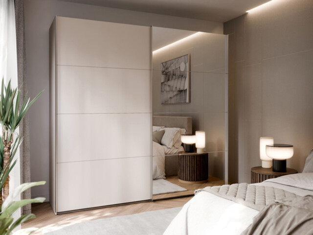 Emille 2 Door Sliding Wardrobe - image 1