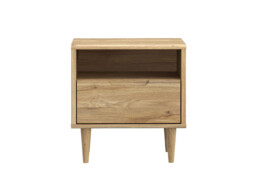 EasyKlix Sherbrooke 1 Drawer Bedside Table - thumbnail 2