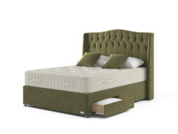 Hypnos Luxurious Earth 01 Divan Bed Set On Glides - thumbnail 2