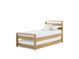 Hip Hop 3 in 1 Wooden Trundle Bed Frame - thumbnail 2
