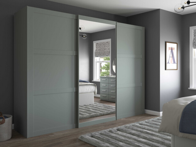 Alster 3 Door Sliding Wardrobe - image 1