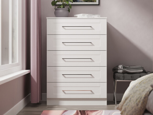 Santana 5 Drawer Chest of Drawers - image 1