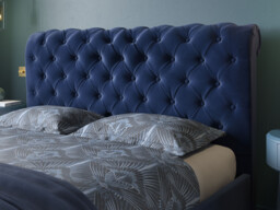 Penelope Upholstered Sleigh Bed Frame - thumbnail 3