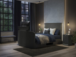 Aura Power Ottoman TV Bed Frame With Dolby Atmos Surround Sound