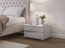 Sicily 2 Drawer Bedside Table