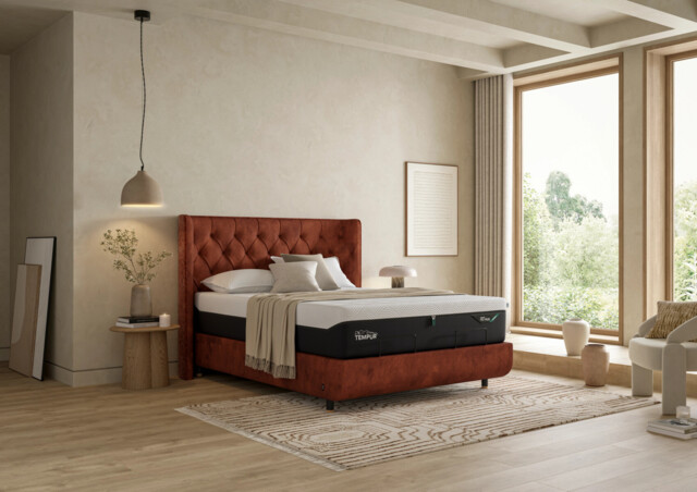 Tempur Arc™ Luxury Upholstered Bed Frame - image 1