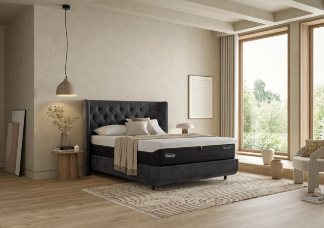 Tempur Arc™ Luxury Upholstered Bed Frame - image 1