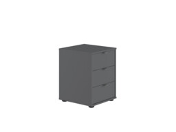 Emden 3 Drawer Bedside Cabinet - thumbnail 2