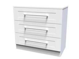 Santana 3 Drawer Wide Chest of Drawers - thumbnail 2