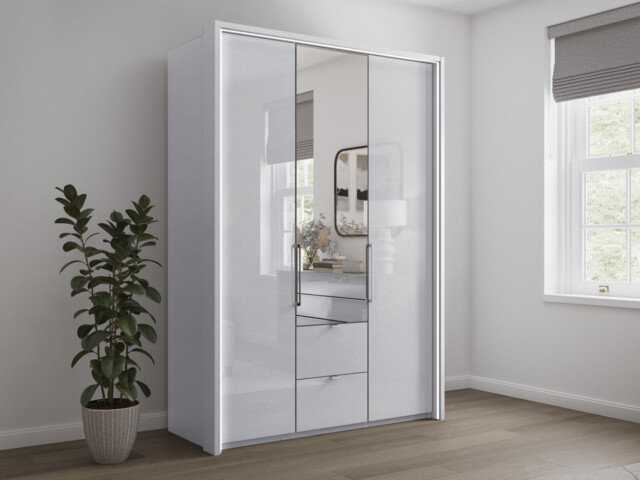 Sicily 3 Door Bi-Fold Wardrobe - image 1
