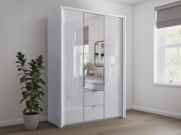Sicily 3 Door Bi-Fold Wardrobe - thumbnail 1