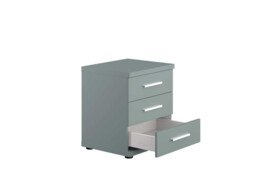 Alster 3 Drawer Bedside Cabinet - thumbnail 3