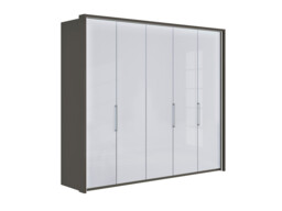 Sicily 5 Door Bi-Fold Wardrobe - thumbnail 2