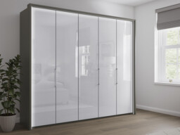 Sicily 5 Door Bi-Fold Wardrobe - thumbnail 1