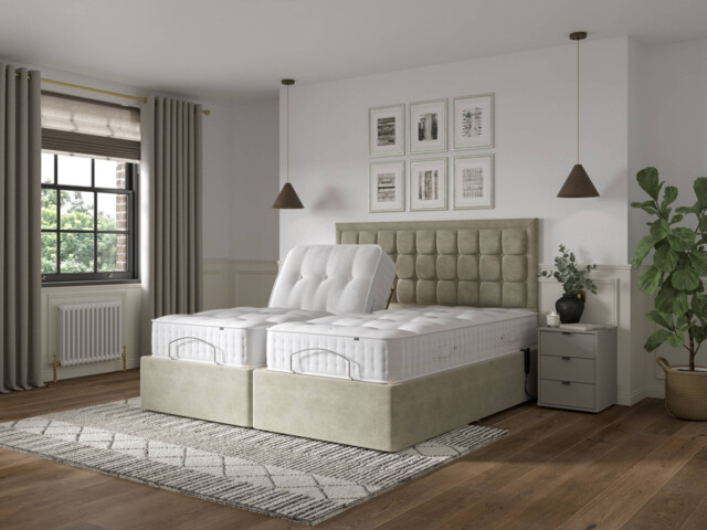 Postureflex 1000 Pocket Natural Divan Bed Set - image 1