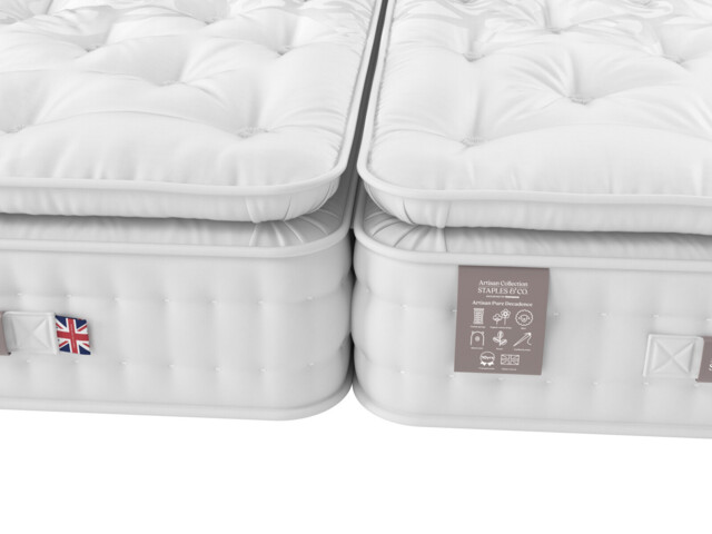Staples & Co Artisan Pure Decadence Zip and Link Mattress - image 1
