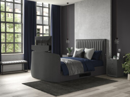 Aura Ottoman TV Bed Frame With Dolby Atmos Surround Sound - thumbnail 2