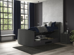 Aura Ottoman TV Bed Frame With Dolby Atmos Surround Sound - thumbnail 3