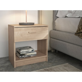 Tulle 1 Drawer Bedside Cabinet - thumbnail 2