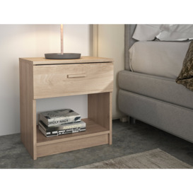 Tulle 1 Drawer Bedside Cabinet - thumbnail 1