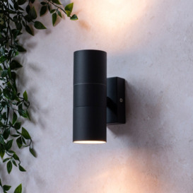 Jared Outdoor Up and Down Wall Light, Anthracite - thumbnail 2