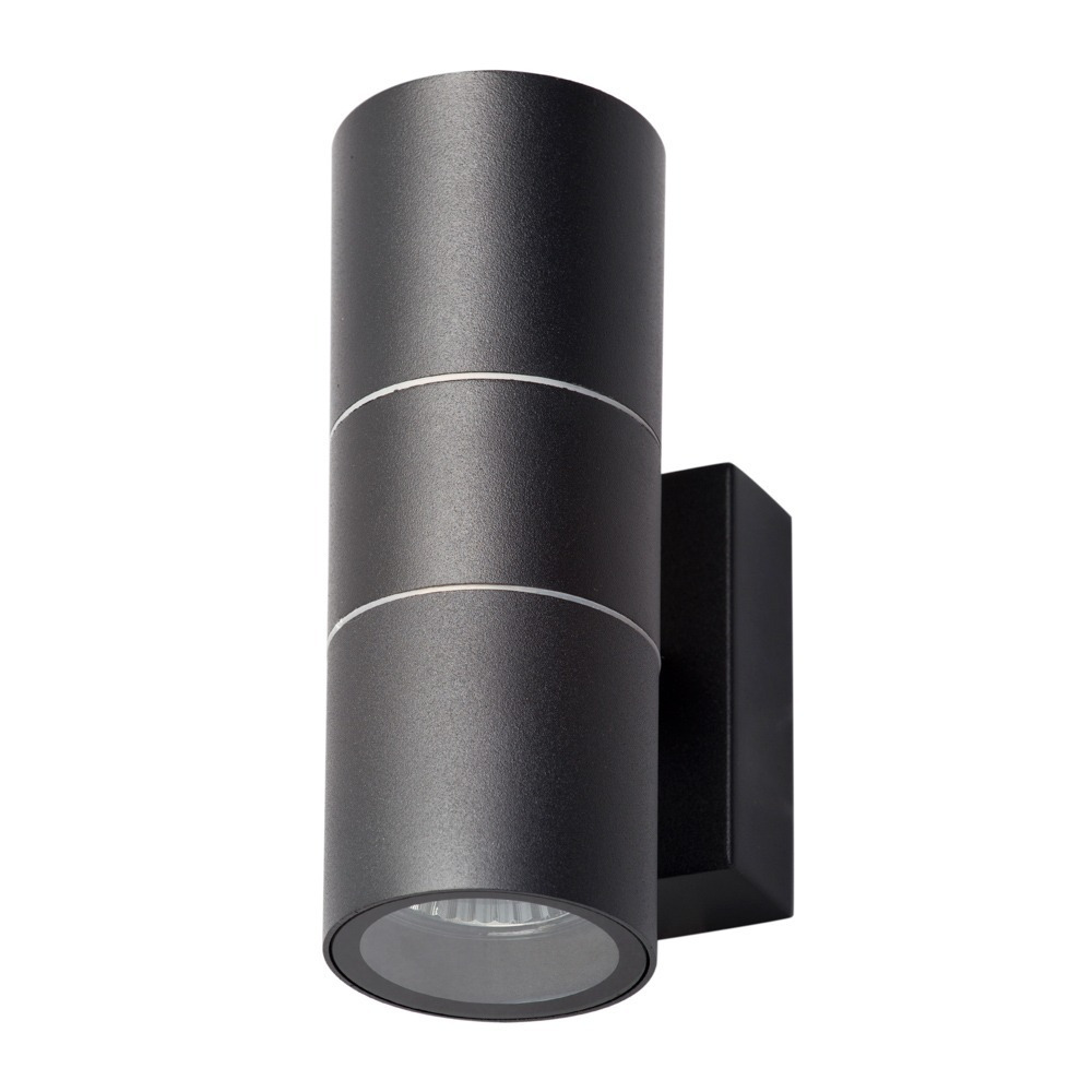 Jared Outdoor Up and Down Wall Light, Black - image 1