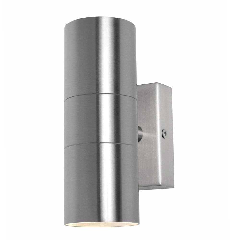 Jared Outdoor Up and Down Wall Light, Stainless Steel - image 1
