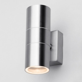 Jared Outdoor Up and Down Wall Light, Stainless Steel - thumbnail 3