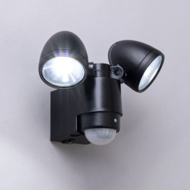 Orion Twin LED Spotlight with PIR Sensor, Black - thumbnail 3