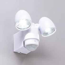 Orion Twin LED Spotlight with PIR Sensor, White - thumbnail 3