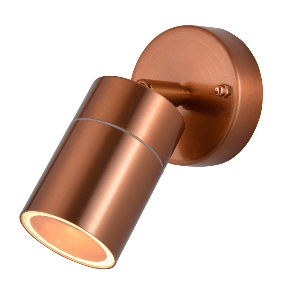Jared Single Outdoor Wall Light, Copper - image 1