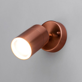 Jared Single Outdoor Wall Light, Copper - thumbnail 3