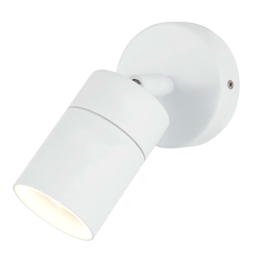 Jared Single Outdoor Wall Light, White - image 1