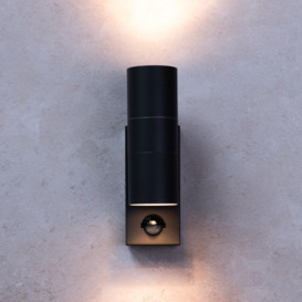 Jared Outdoor Wall Light with PIR Sensor, Black - thumbnail 2