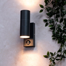 Jared Outdoor Wall Light with PIR Sensor, Anthracite - thumbnail 2