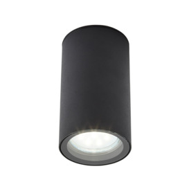 Jared Outdoor Porch Ceiling Light, Black - thumbnail 1