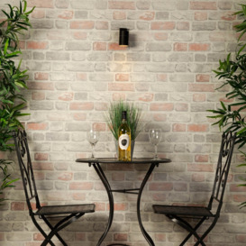 Jared Outdoor Up or Down Wall Light, Black - thumbnail 2