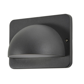 Jude Outdoor LED Wall Light, Anthracite - thumbnail 1