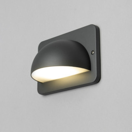 Jude Outdoor LED Wall Light, Anthracite - thumbnail 3